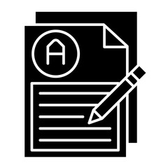 Writing  Icon Element For Design	