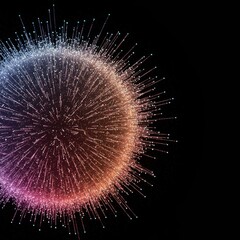 Obraz premium Complex digital structure illustrating abstract data flow and interconnected circuit nodes for advanced future computing ,digital art ,code ,matrix