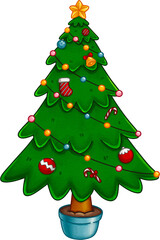 Decorated Christmas Tree