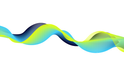 Digital abstract smooth wave border, Clean blue and white liquid motion,