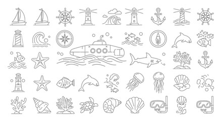 Vintage hand drawn vector set of church and holiday icons
