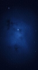 Fototapeta premium Deep indigo blue night sky backdrop filled with uncountable bright stars, representing the vastness of the universe and deep space ,galaxy ,abstract ,science fiction