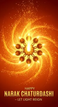 Narak Chaturdashi Celebration: A Radiant Festival of Light and Hope.