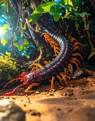 Millipedes and centipedes crawl swiftly with many legs, unique shapes, and fascinating natural behaviors.
