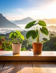 Beautiful tabletop ornamental plants adding freshness, natural beauty, and elegance to indoor spaces and offices.