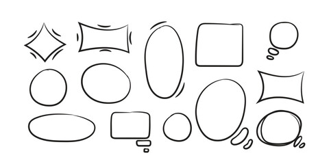 star with marker stroke pencil highlight, Doodle sketch heart, star, cloud cartoon sticker shapes