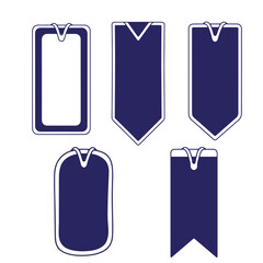 Vector graphic collection of various shapes with a doodle out line design in navy blue