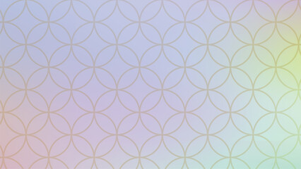 Light Pastel Gradient With Subtle Geometric Pattern Intersecting Circles