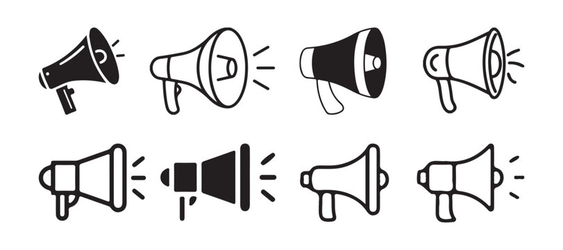 set of vector audio speakers