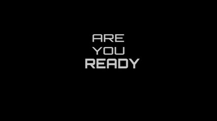 ARE YOU READY glitch text animation with cyberpunk RGB distortion, pixel flicker and static effect – looped futuristic video game start screen on black background - Powered by Adobe