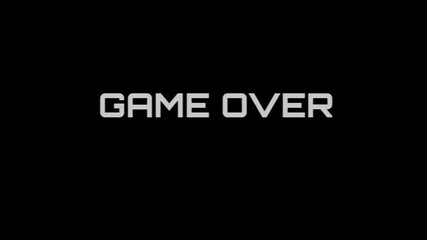 Looped GAME OVER glitch animation with cyberpunk RGB distortion and digital static effect on black background – futuristic retro video game screen error - Powered by Adobe