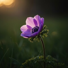 Anemone Pulsatilla Viola Peloso Catturato