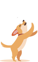 Obraz premium Dog vector illustration