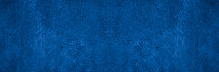 Old wall pattern texture cement blue dark abstract  blue color design are light with black gradient background.Old wall pattern texture cement blue dark abstract  blue color design are light with blac