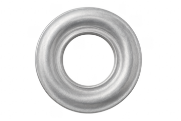 Silver metallic letter O 3D rendering isolating alphabet