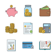 Smart Budgeting Icons for Personal Finance Apps