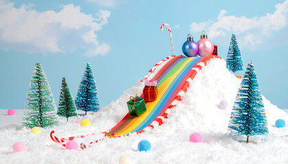Rainbow Sledding Hill