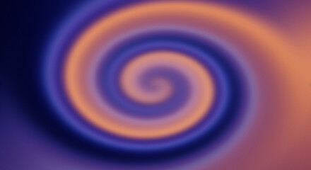 Blurry Purple and Orange Spiral Vortex Abstract Background 