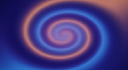 Soft Blue and Orange Spiral Vortex with Pink Background
