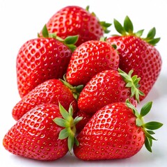 AI Generated Image of Fresh Ripe Strawberries
