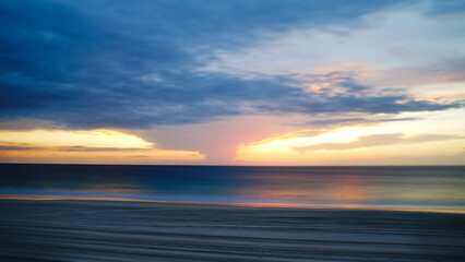 Sunset on Moreton island Queensland Australia