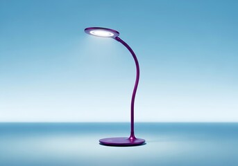 Modern led desk lamp with flexible arm for adjustable lighting and study