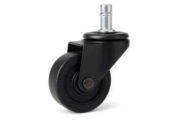 Office chair caster wheel replacement part transparent background