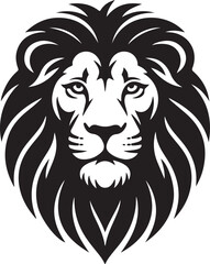 Lion Silhouette Vector | King of Jungle Animal Illustration