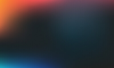 Abstract gradient background with warm and cool color blends