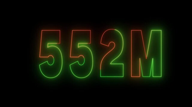 Nembar milion horizontal icon &ndash; 1m number symbol for followers and finance.Million number horizontal vector icon &ndash; 1m sign for social media and business analytics.