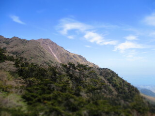 Mount Unzen, Nagasaki, Japan - Diorama Effect