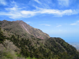 Mount Unzen, Nagasaki, Japan - Diorama Effect