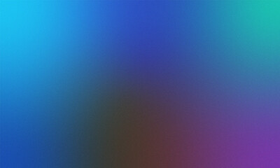 Abstract mosaic of vibrant blue purple and green pixels creating a gradient effect