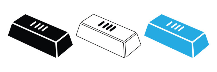 Gold bar icons, wealth concept, finance safety and investment,gold, bar, ingot, bullion, cash, money, wealth, finance, investment, savings, rich,  © Welcome