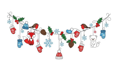 vector illustration of an abstract background with flowers