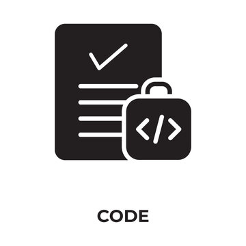 Code Vector, Icon Or Logo Sign Isolated Symbol Illustration