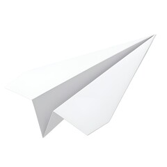 Naklejka premium Paper Airplane 3D Icon