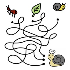 set of cartoon doodle hand drawn illustration.