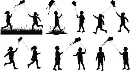 Farm life silhouette set with animals, barn scenes, people feeding livestock, rural agriculture activity, cow, horse, sheep vector icons