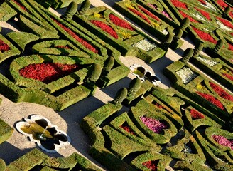Jardins du Château de Villandry (Indre-et-Loire)