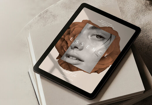 Digita lMagazine Cover Mockup Design PSD