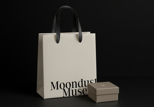 Elegant Packaging With Luxury Branding Mockup PSD