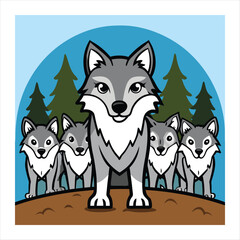 walf vector art