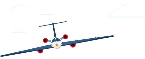 Dreamy skies with airplane soaring high, perfect for travel bloggers, aviation enthusiasts, and creating a sense of adventure and wanderlust