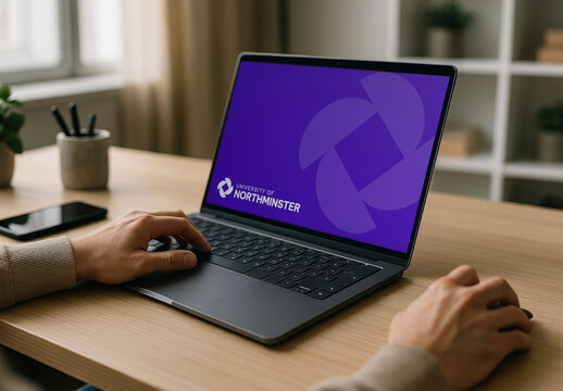 Modern Workspace With Laptop Mockup PSD