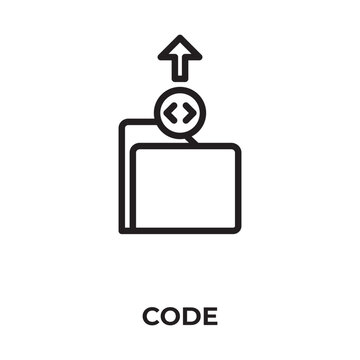 Code Vector, Icon Or Logo Sign Isolated Symbol Illustration