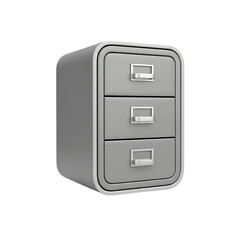 Stylish office storage solution featuring a modern three-drawer filing cabinet, perfect for organizing documents and enhancing workspace aesthetics with efficiency