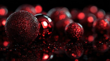 Background with Christmas balls