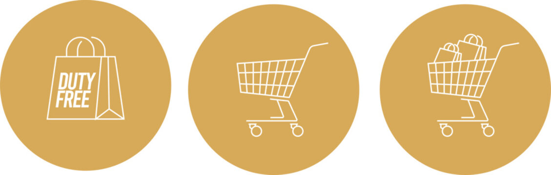 Shopping Cart Icon Vector Illustration
