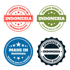 Made in Indonesia. Premium Quality Product Labels